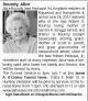Alice Penkava Roundy Obituary in 2017