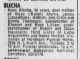 Ruzena Rose Sabak Blecha Obituary in 1980