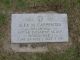 Alex Carpenter Headstone in Rosehill Cemetery, Armore, OK