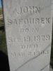 Jan Safourek Headstone in Holy Trinity Cemetery, Iowa
 
