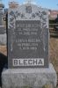 Joseph J Blecha 1853 1919 and wife Louisa Headstone II