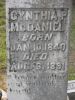Headstone in Walnut Grove Cemetery, Near Bolivar, Hardeman Co., TN