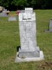 Headstone in Antioch Methodist Church Cemetery, Gibson, Tennessee