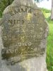Headstone in Pieratt Cemetery #1 in Ezel, Morgan County, KY