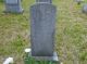 Susan Debusk McGuire Headstone in Bailey Cemetery