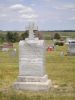 Headstone for Thomas Slezak and Barbara Zajicek in Bohemian National Cemetery in Iowa