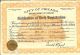 Raymond Blecha's Birth Certificate