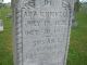 Headstone in Ezel Cemetery, Morgan Countyl, KY